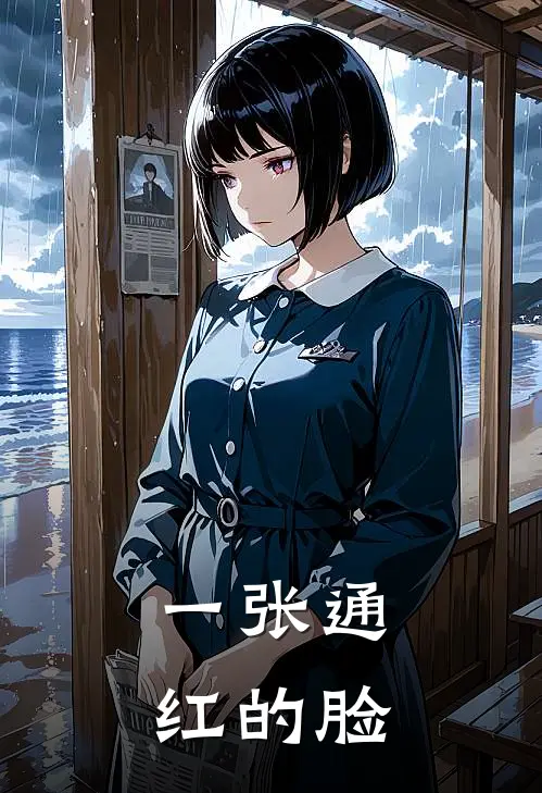 一张通红的脸