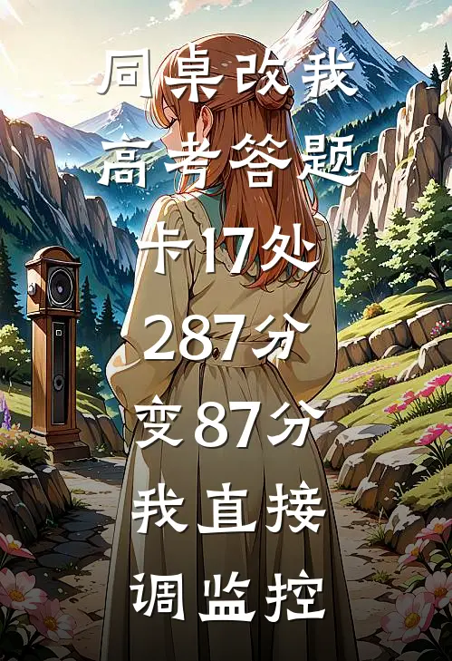 同桌改我高考答题卡17处，287分变87分，我直接调监控