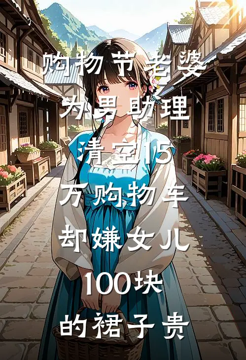 购物节老婆为男助理清空15万购物车，却嫌女儿100块的裙子贵
