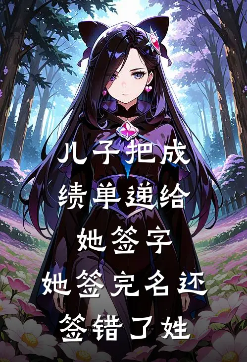 儿子把成绩单递给她签字，她签完名还签错了姓