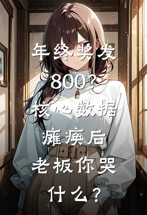 年终奖发800？核心数据瘫痪后，老板你哭什么？