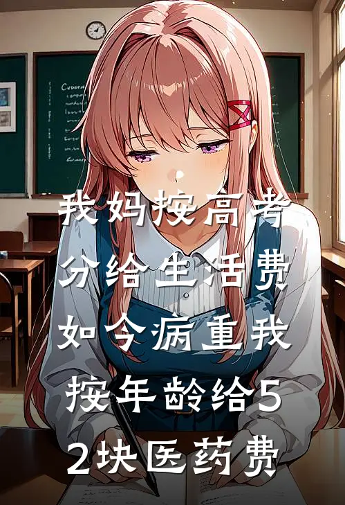 我妈按高考分给生活费,如今病重我按年龄给52块医药费