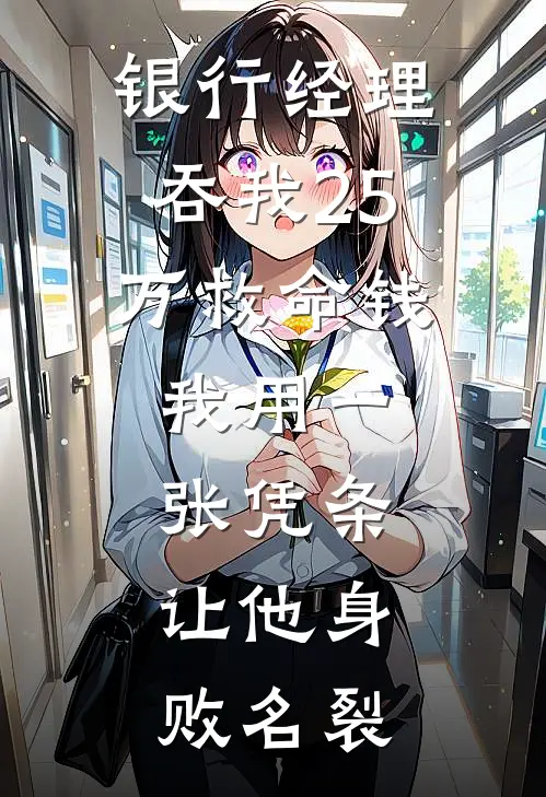 银行经理吞我25万救命钱，我用一张凭条，让他身败名裂