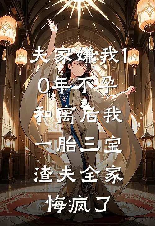 夫家嫌我10年不孕，和离后我一胎三宝，渣夫全家悔疯了