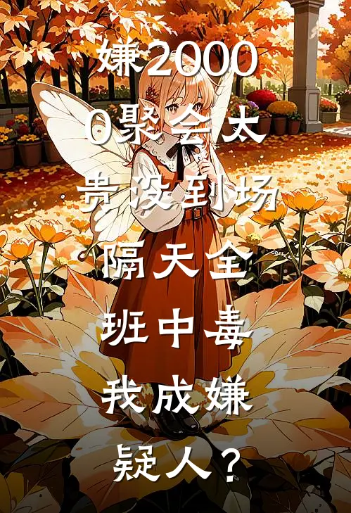 嫌20000聚会太贵没到场，隔天全班中毒，我成嫌疑人？