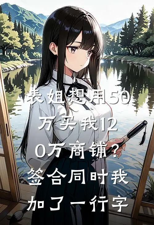 表姐想用50万买我120万商铺?签合同时我加了一行字