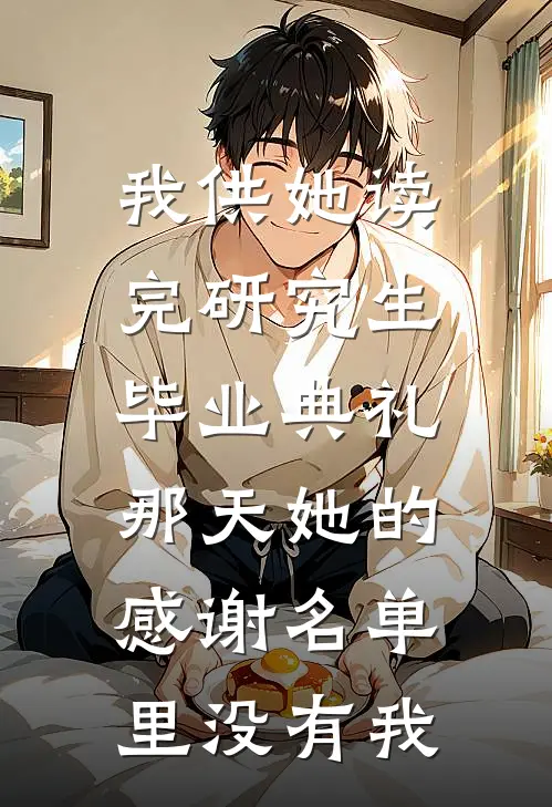 我供她读完研究生，毕业典礼那天她的感谢名单里没有我
