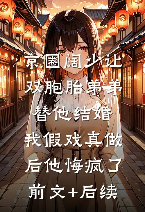 京圈阔少让双胞胎弟弟替他结婚，我假戏真做后他悔疯了前文+后续