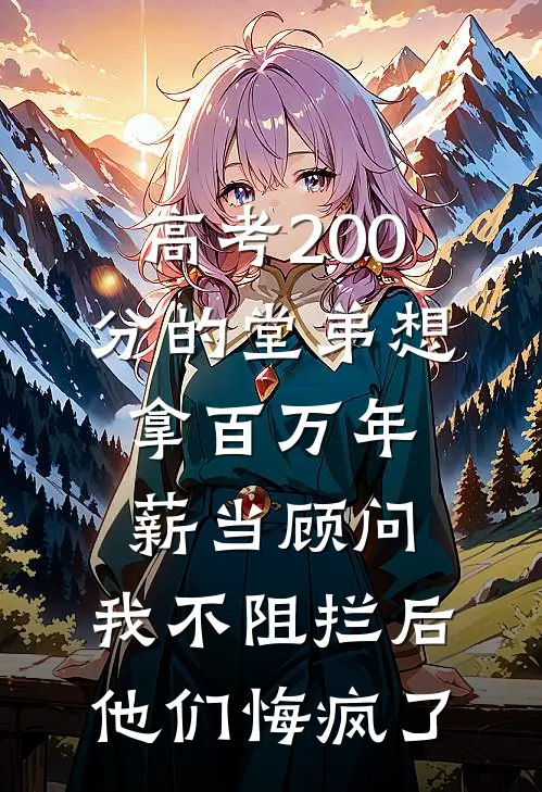 高考200分的堂弟想拿百万年薪当顾问，我不阻拦后他们悔疯了