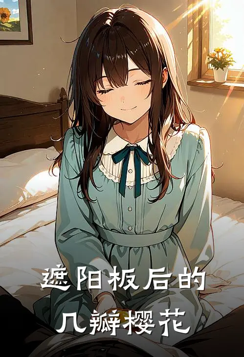 遮阳板后的几瓣樱花