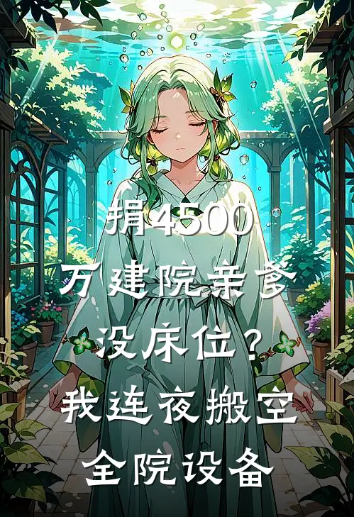 捐4500万建院亲爹没床位?我连夜搬空全院设备