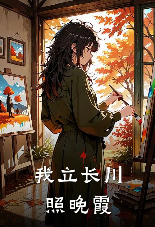 我立长川照晚霞