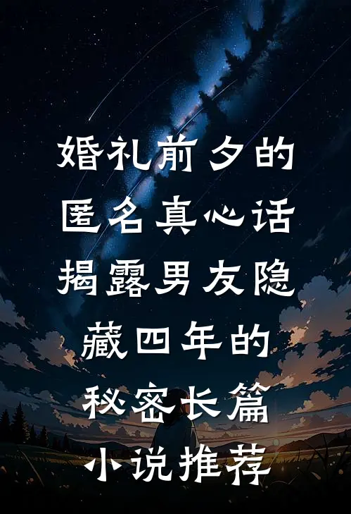 婚礼前夕的匿名真心话,揭露男友隐藏四年的秘密长篇小说推荐