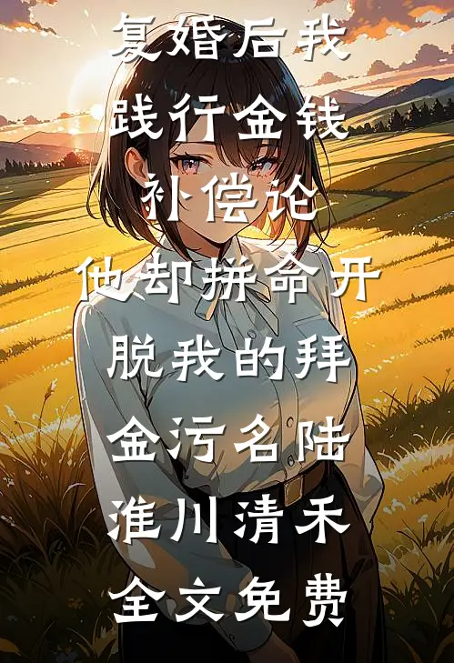 复婚后我践行金钱补偿论，他却拼命开脱我的拜金污名陆淮川清禾全文免费