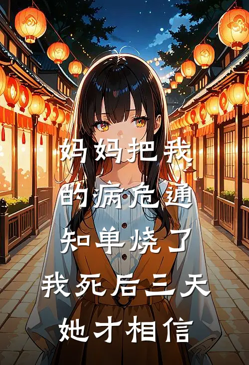 妈妈把我的病危通知单烧了,我死后三天她才相信