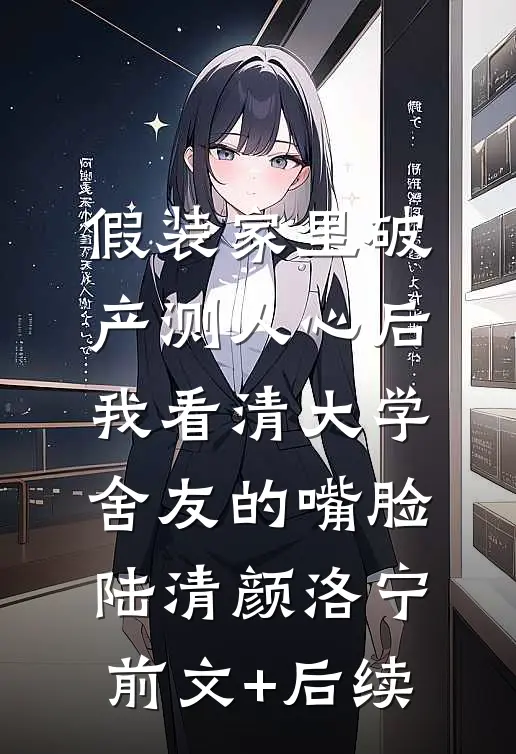 假装家里破产测人心后，我看清大学舍友的嘴脸陆清颜洛宁前文+后续