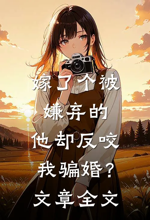 嫁了个被嫌弃的,他却反咬我骗婚?文章全文