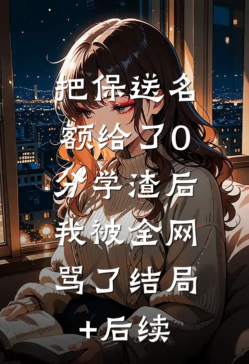 把保送名额给了0分学渣后，我被全网骂了结局+后续
