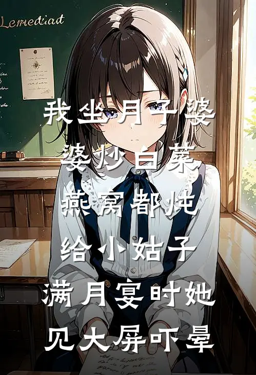 我坐月子婆婆炒白菜,燕窝都炖给小姑子,满月宴时她见大屏吓晕