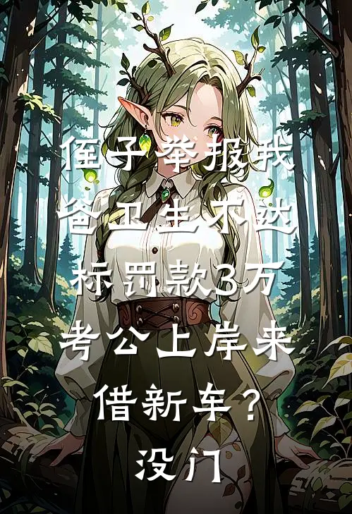 侄子举报我爸卫生不达标罚款3万,考公上岸来借新车?没门