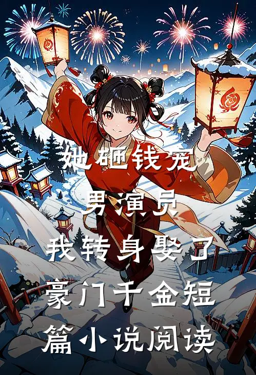 她砸钱宠男演员，我转身娶了豪门千金短篇小说阅读