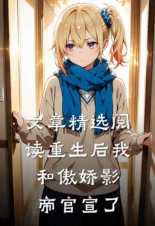 文章精选阅读重生后我和傲娇影帝官宣了