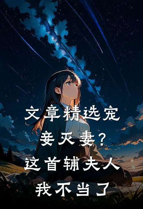 文章精选宠妾灭妻？这首辅夫人，我不当了