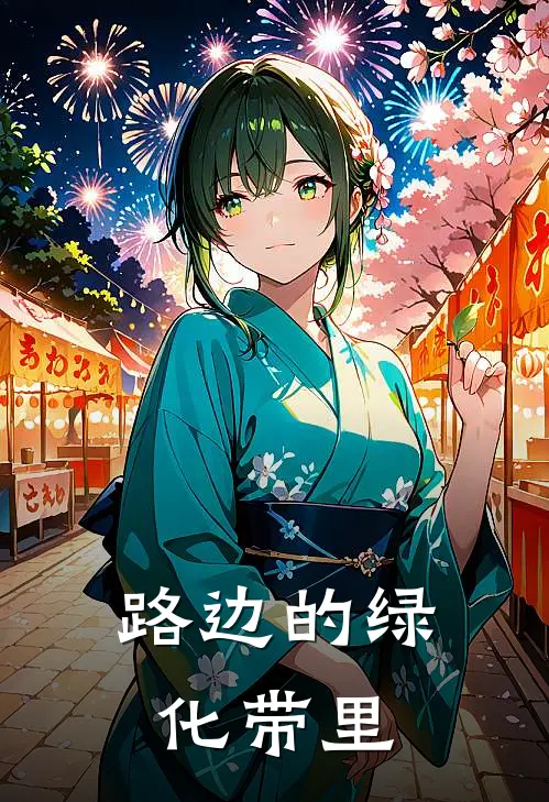 路边的绿化带里