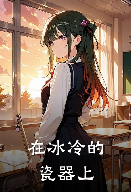 在冰冷的瓷器上