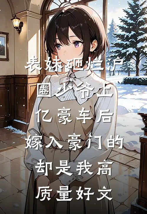 表妹砸烂沪圈少爷上亿豪车后，嫁入豪门的却是我高质量好文