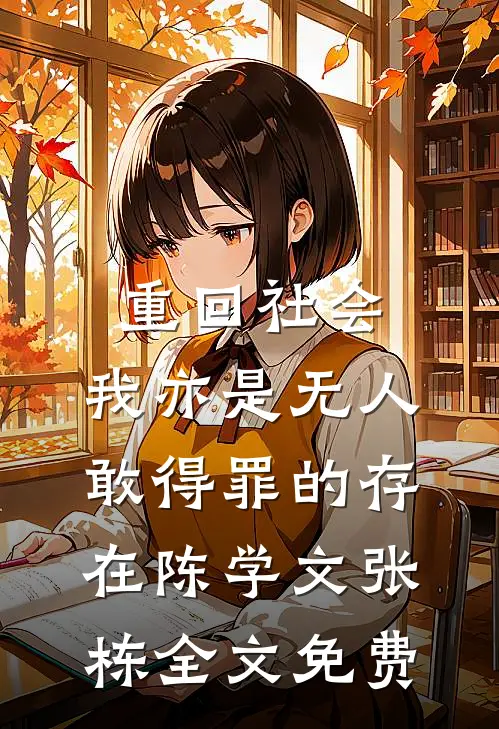 重回社会，我亦是无人敢得罪的存在陈学文张栋全文免费